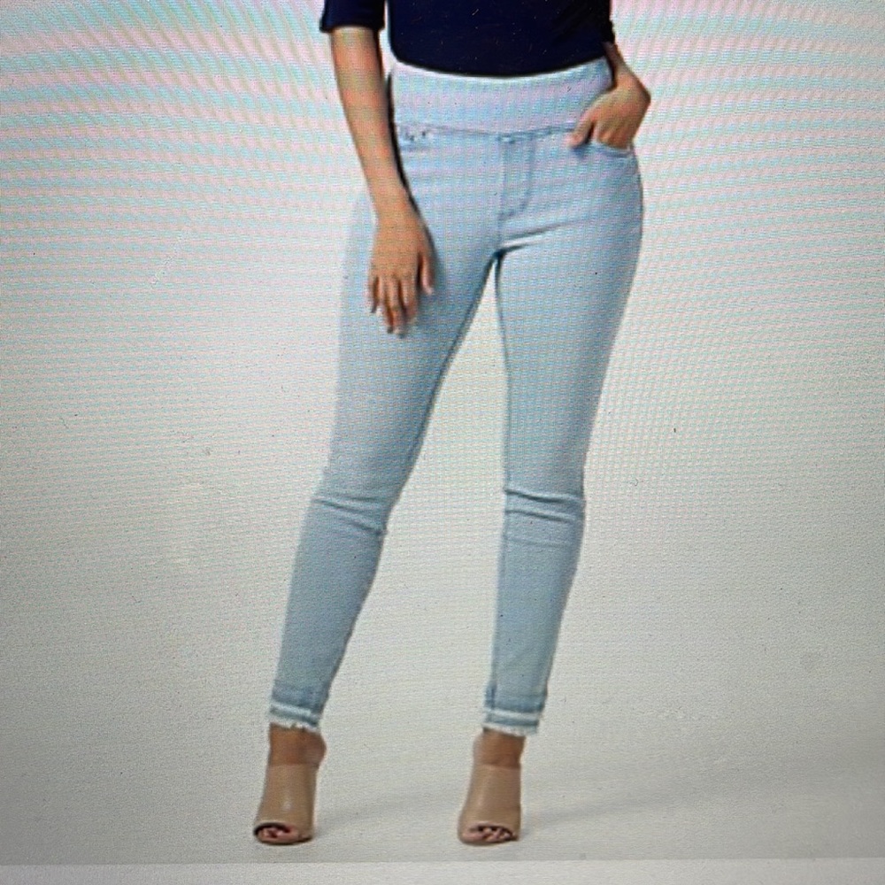 Belle by Kim Gravel TripleLuxe Denim Double Fringe